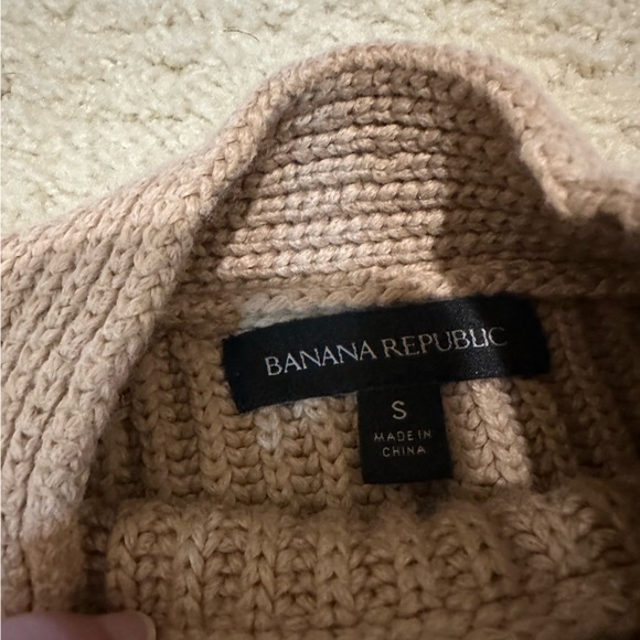 Banana Republic Mock Neck Wool Blend Sweater - Picture 3 of 5